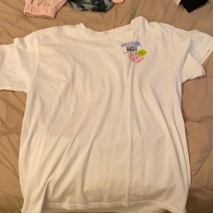 Rare pacsun oversized tee - white - new